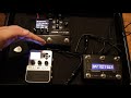 Battery powered line 6 hx stomp rig