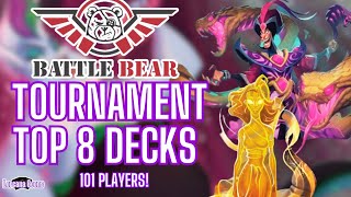 Emerald Amethyst Takes FIRST PLACE in 101 Player Tournament !! (Top 8 Battle Bear NEW META Decks)
