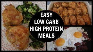 What I Eat In A Day | Easy Low Carb High Protein Meals