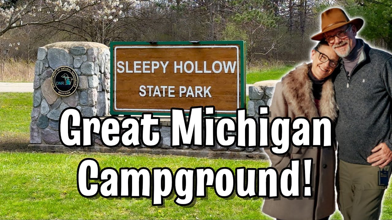 Sleepy Hollow Michigan State Park Campground tour and review YouTube