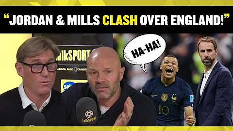 Simon Jordan and Danny Mills get HEATED over Engla...