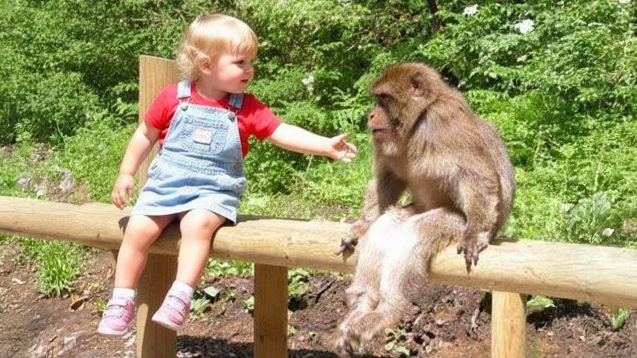 When Your Baby and Animals Make Friends Beyond Boundaries ❤️