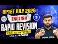 UPTET English Paper 2 & 1 | English Revision For UPTET July 2026 | UPTET English By Sharad Sir #3