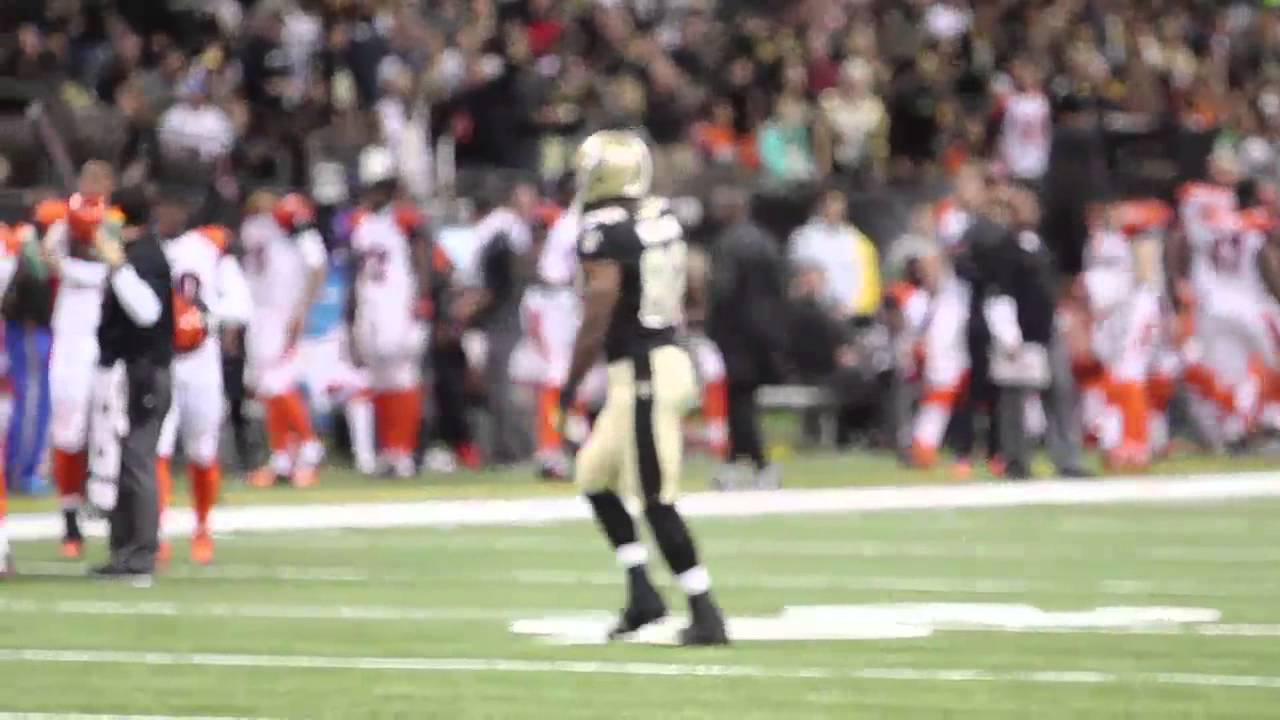 Ben Watson leads WhoDat chant vs. Bengals