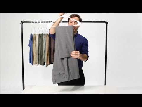 How to Hang Your Dress Pants with the Savile Row Fold | Bonobos