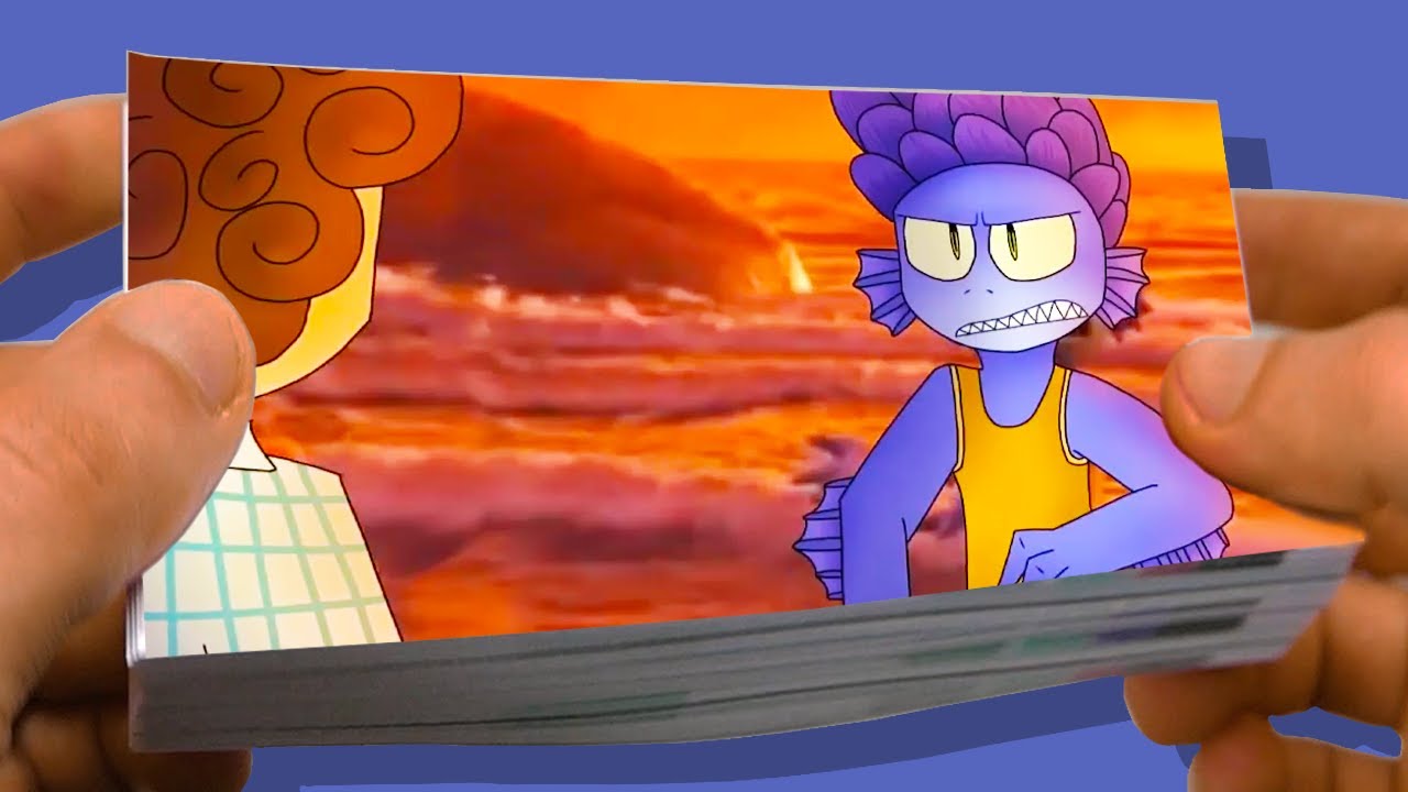 SEA MONSTER | Luca Movie | Flipbook Animation meme - YouTube