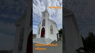 That’s the church from the movie  #thebirds #AlfredHitchcock #movie #bodegabay #church #bluesky