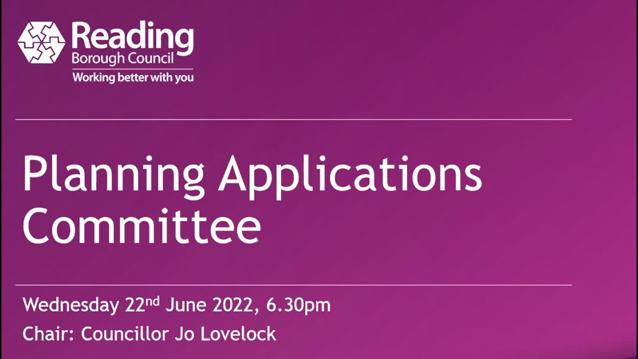 Reading Borough Council Planning Applications Committee 22 June 2022