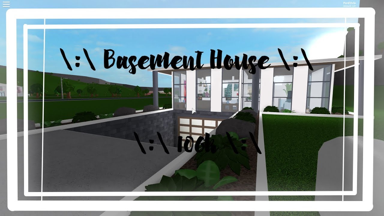 Basement House 106k Bloxburg Youtube