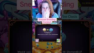 Sneyser Breeding combo! #msm #mysingingmonsters #sneyser #fireoasis #breeding #ididit #lfg #gaming