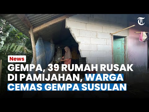 GEMPA Sebabkan 39 Rusak di Pamijahan Bogor, Warga Cemas Gempa Susulan