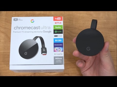 Halvtreds Transistor Hvilken en Chromecast Ultra Unboxing and Setup: 4K Streaming! - YouTube