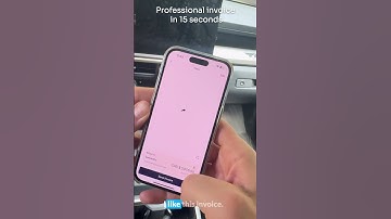 Send a professional invoice in 15 seconds