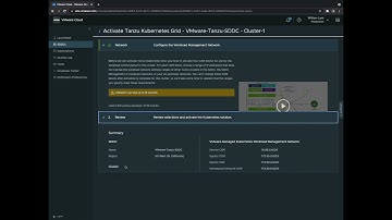 Enabling Tanzu services on VMware Cloud on AWS