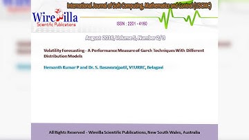 International Journal of Soft Computing, Mathematics and Control (IJSCMC)
