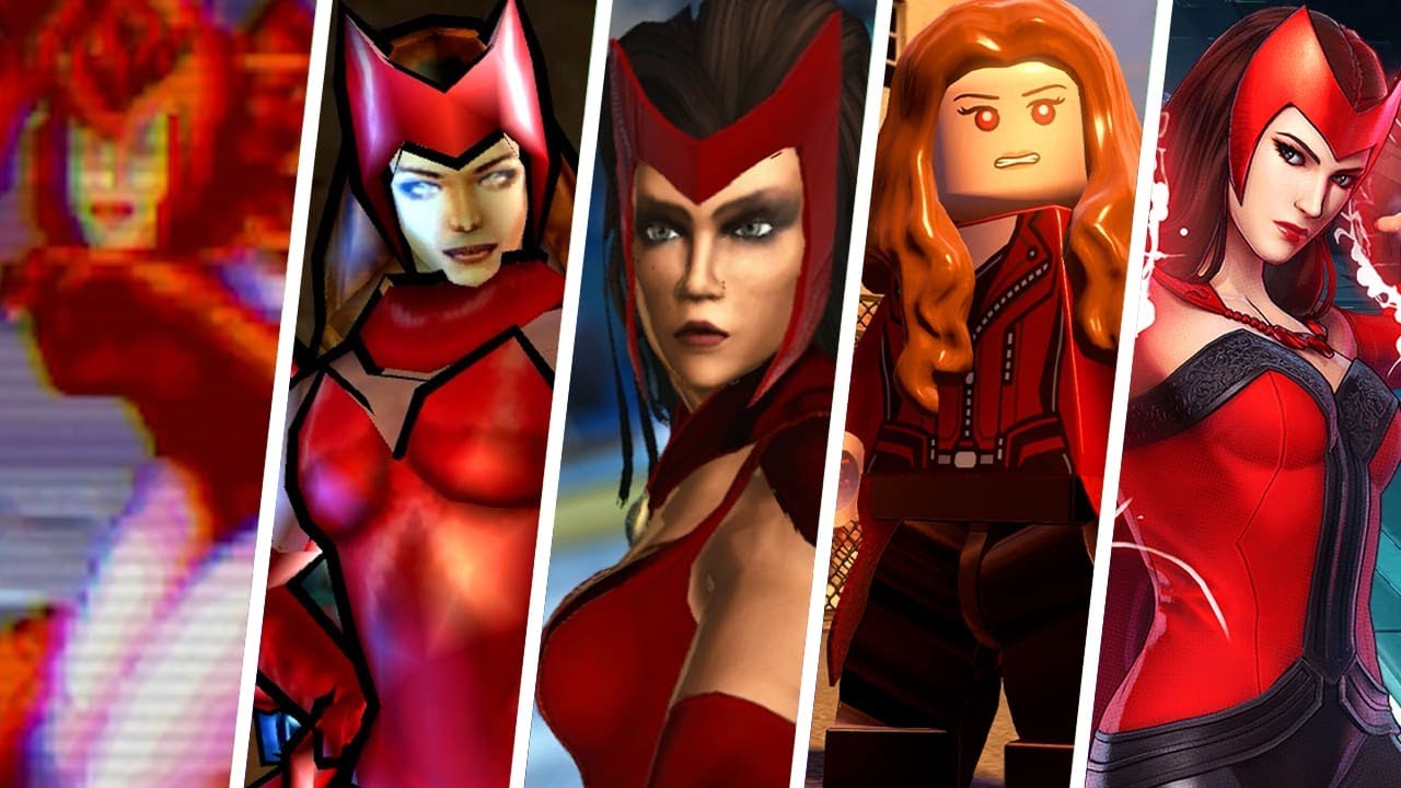 Scarlet Witch Evolution in Games - YouTube