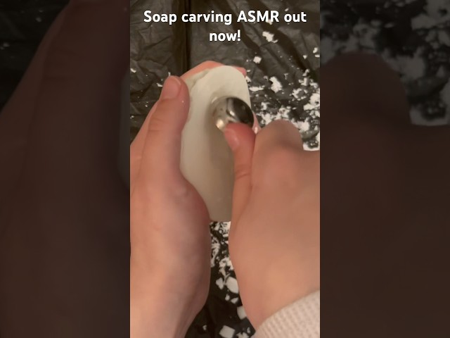 #ASMR #notalking #soap #carving #video out now! #triggersforsleep #oddlysatisfying #shorts #tingles