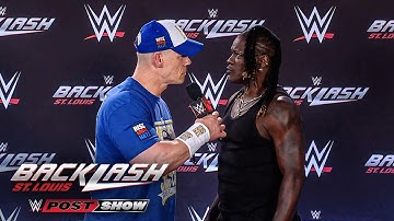 John Cena shockingly assaults R-Truth at Backlash Post-Show: Backlash 2025 Post-Show highlights
