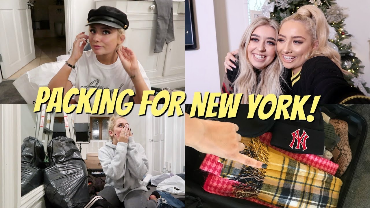 PACKING FOR NEW YORK, OUTFITS IM TAKING + HITTING ONE MILLION REACTION!! 😱