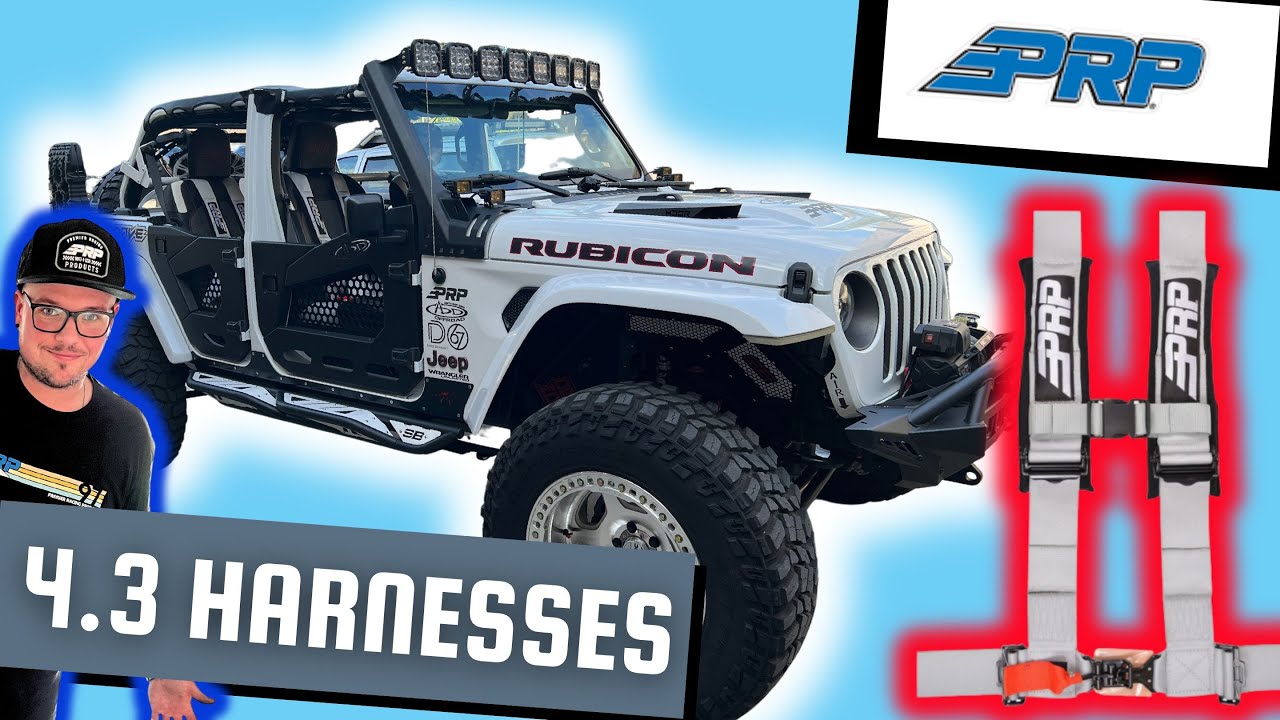 RockSolid Safety PRP Harnesses and Rockhard 4x4 Bars in Jeep JL