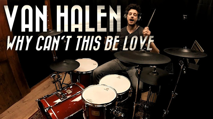 Why Can't This Be Love Drums version - Drums performance video thumbnail