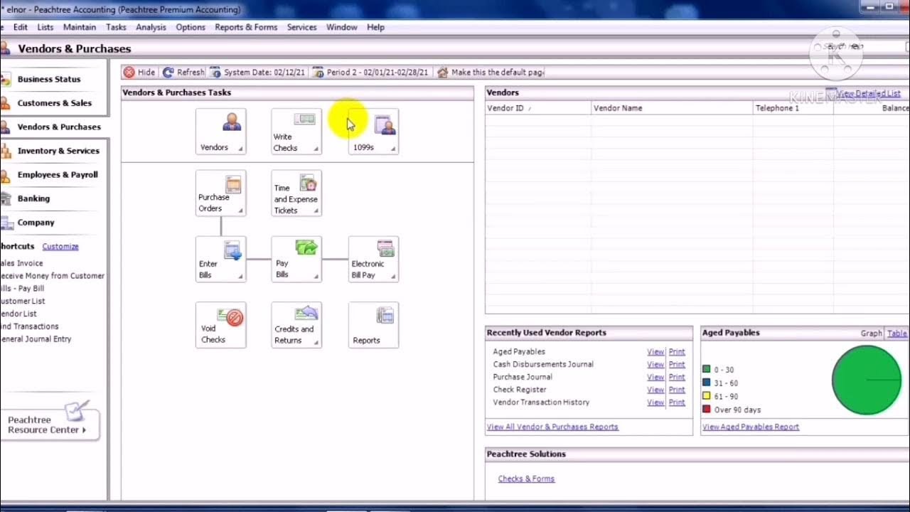 كن محترفاَ مع برنامج المحاسبة الاول عالمياً PeachTree من البداية الي القمة في اقل من 30 دقيقة فقط