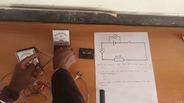 Using a 10Ω Resistor to find the EMF and the internal resistance of a cell.