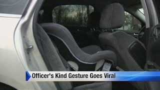 Officer's kind gesture goes viral