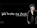 Tate McRae - you broke me first (Acoustic cover by Conor Maynard)(Lyrics)