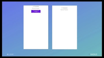 Hello World Radius Code Example - Android Bidirectional Two Transceiver Apps