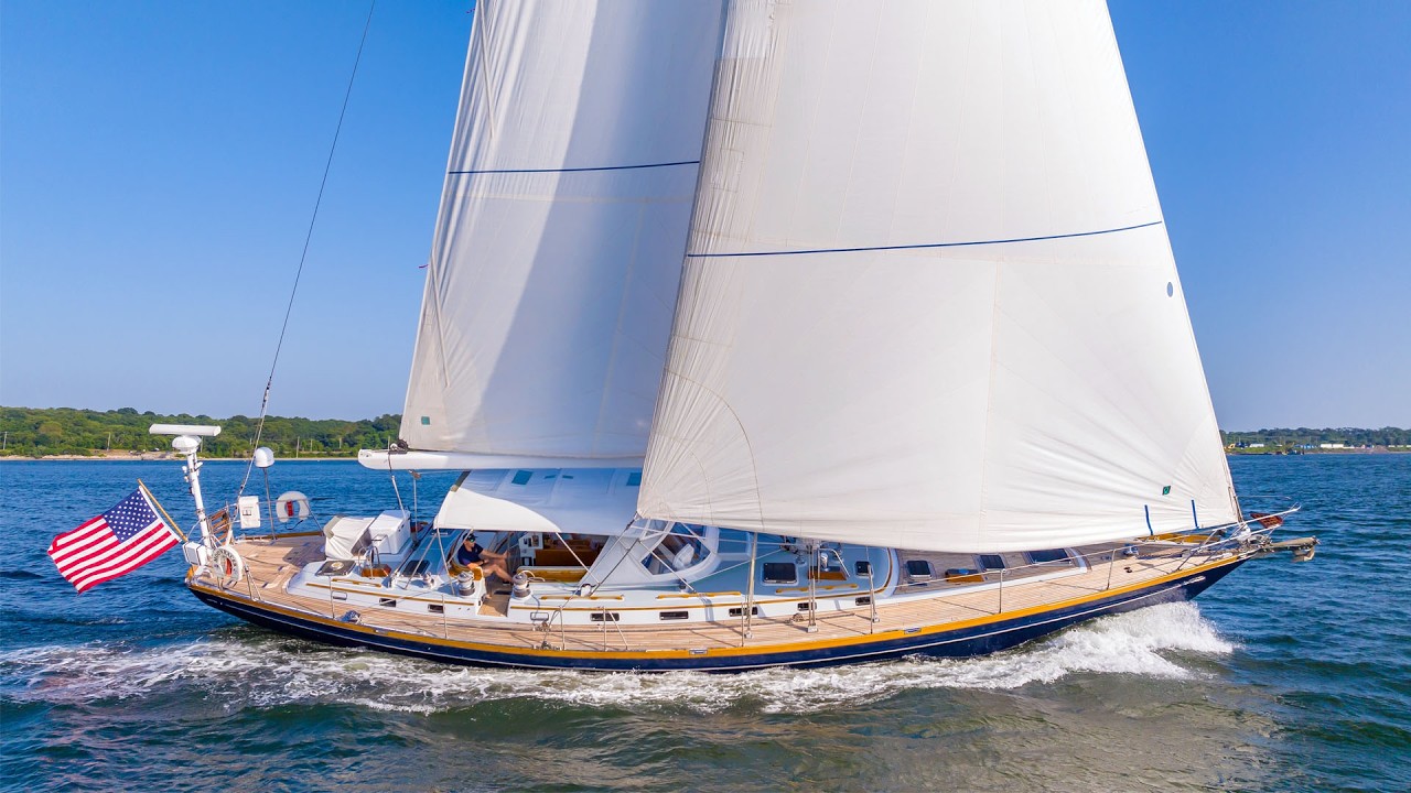 ⁣Step-Aboard Video Walkthrough: 1992 Little Harbor 60 Sloop 