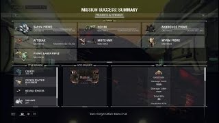 Warframe - Operator Solo Sortie (Infested) Mobile Defense Mission