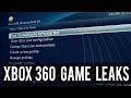 The Story of Xbox 360 PartnerNet Game Leaks  | MVG