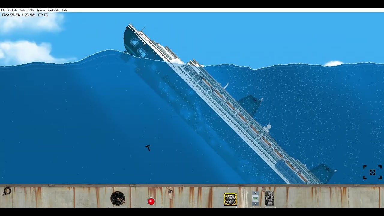 Floating Sandbox 1 19 2   S S  Blue Lady   by Gabriele Giuseppini; art by Olekit24 Shipbucket com 20