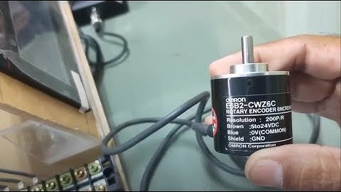 ตอนที่ 44  วิธีต่อสาย Encoder และการเขียนโปรแกรม