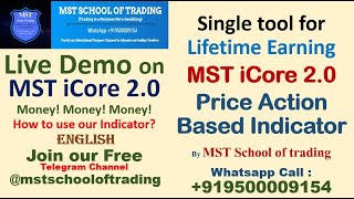 HOW to USE our Advanced MST iCore 2.0 Indicator ?  Live Demo | ENGLISH | ENGLISH | ENGLISH