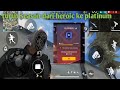 hari ini BR RANK turun season dari heroic ke platinum auto push rank kembali sampai heroic 🔥🔥🎉
