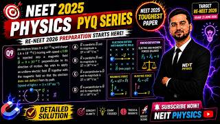 NEET 2025 Physics Q9 Detailed Solution ⚡Electron in Magnetic &amp; Electric Field #NEET2026 #NEETPhysics