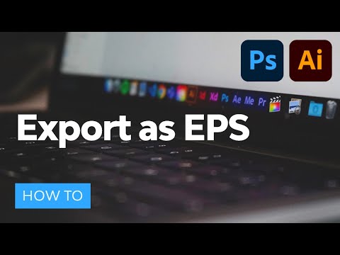 วิธี export photoshop to illustrator  Update  How to Export EPS Files From Photoshop \u0026 Illustrator