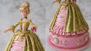 Princess Doll Cake  |  Marie Antoinette Style Dress Cake 공주 케이크, 드레스 케이크