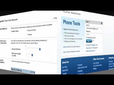 Cox Digital Telephone - How to Use Readable Voice Mail #105 (2014)