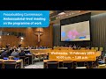Peacebuilding Commission Ambassadorial-level meeting on the Programme of Work