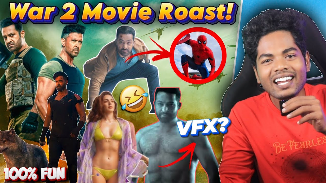 WAR 2 Movie Roast 😂🔥 NTR vs Hrithik Roshan Troll 🤣📈💥