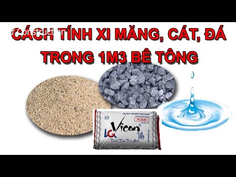 Video: Tiêu Thụ Bê Tông Cát: Tiêu Thụ Vữa Trên 1 M2. 1 M3 Vữa Có Bao Nhiêu Bao? Tính Toán Khối Lượng. Có Bao Nhiêu Viên Trong Bao 40-50 Kg?