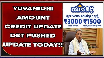 "Yuvanidhi Yojana Latest Update: DBT Pushed Amount Credited Aa? Government Official News"