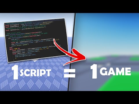 I Made a ROBLOX Game with ONLY 1 Script - ROBLOX Studio [2023]