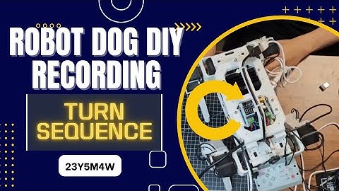 [5월4주차] 4족 보행 로봇 Turn 구성 하기