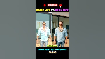 Game Life Vs Real Life Indian Theft Auto Simulator 🤩 #gamingshorts #shorts #viralshort #ibd3d