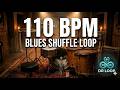 Blues Shuffle Drum Loop 110 BPM | Series Delta Room ( 10 Minutes Practice Track)