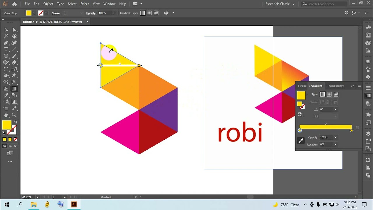 How to Create Robi Logo in Adobe Illustrator Bangla Totorial || Freelancer Azam Official Pro